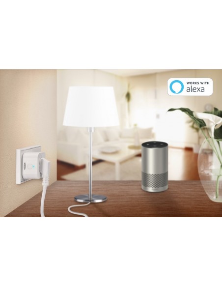 Ednet 84336 enchufe inteligente 2300 W Blanco