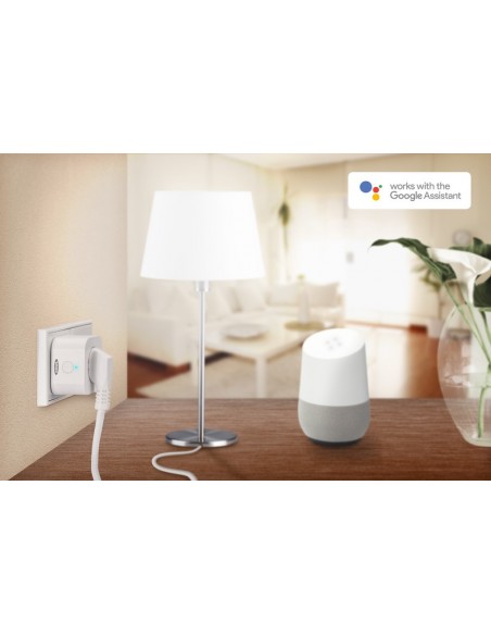 Ednet 84336 enchufe inteligente 2300 W Blanco