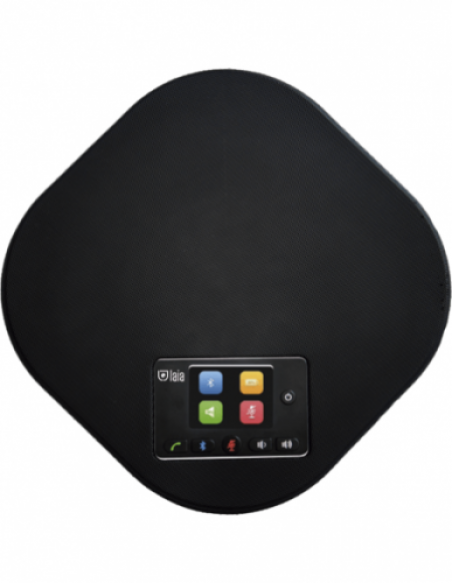 LAIA TPB+ MICROFONO-ALTAVOZ NEGRO USB Y BT PANTALLA TACTIL 12 MICROS DIGITALES BEAMFORMING / SALAS REUNIONES GRANDES AULAS / CON