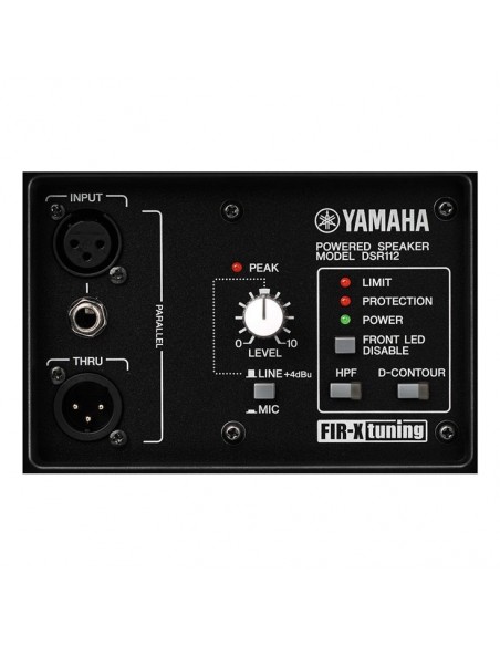 Yamaha DSR115 altavoz De 2 vías Negro Alámbrico 1300 W