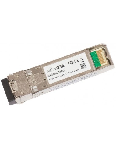 Mikrotik S+31DLC10D red modulo transceptor Fibra óptica 1000