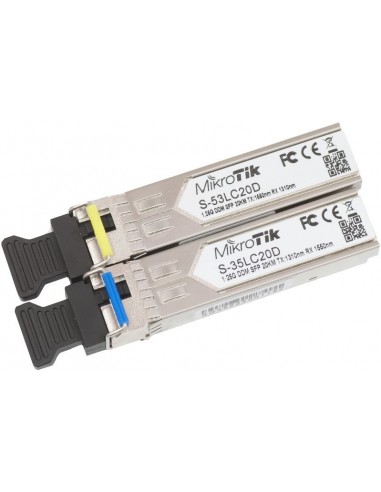 Mikrotik S-3553LC20D red modulo transceptor 1250 Mbit s SFP