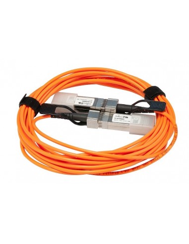 Mikrotik S+AO0005 cable de fibra optica 5 m SFP+ Naranja