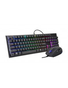 Cooler Master MasterSet MS120 USB QWERTY Español Negro