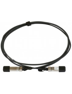 Mikrotik S+DA0003 cable de fibra optica 3 m SFP+ Negro