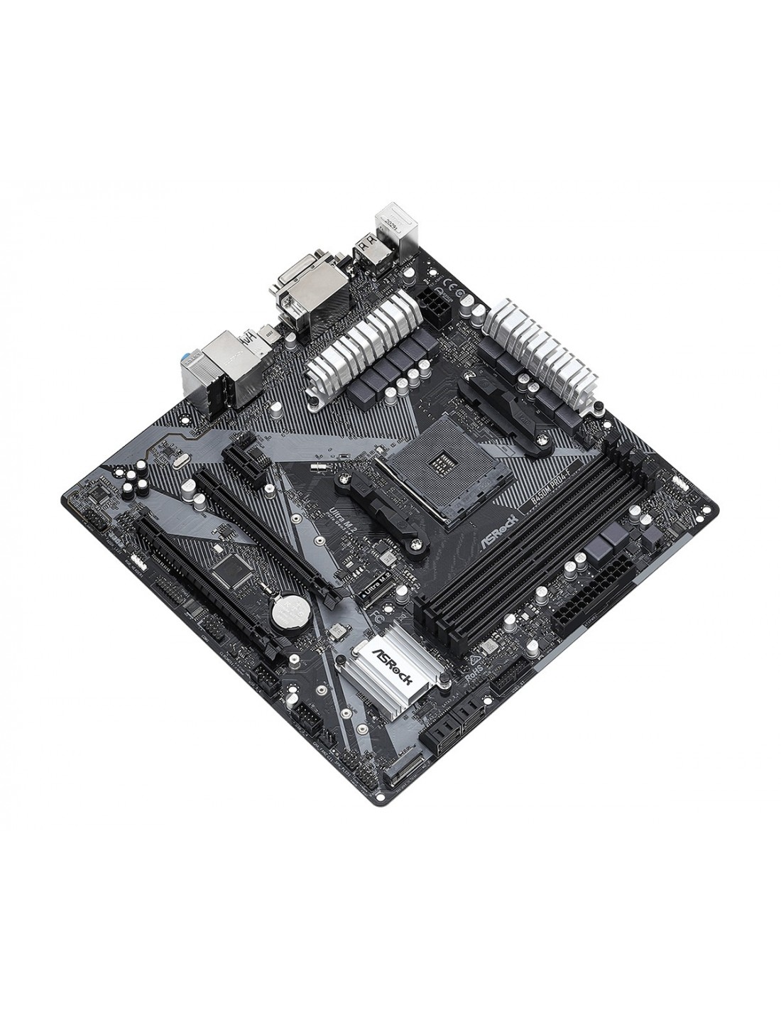 Asrock B450M Pro4-F R2.0 AMD B450 Zócalo AM4 micro ATX