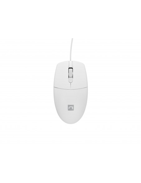 RATON NATEC RUFF 2 1000DPI OPTICO BLANCO