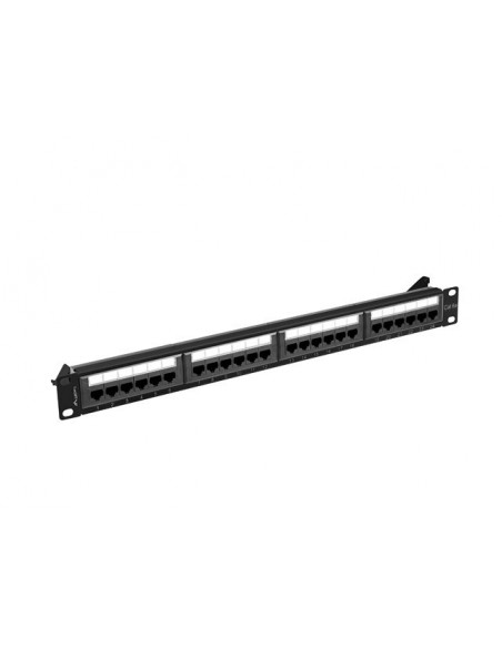 PATCH PANEL LANBERG 24 PUERTOS 1U 19? CAT.6A UTP NEGRO