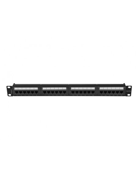 PATCH PANEL LANBERG 24 PUERTOS 1U 19? CAT.6A UTP NEGRO