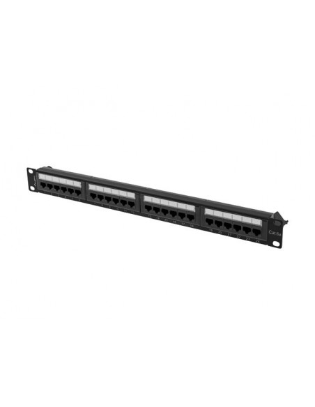 PATCH PANEL LANBERG 24 PUERTOS 1U 19? CAT.6A UTP NEGRO