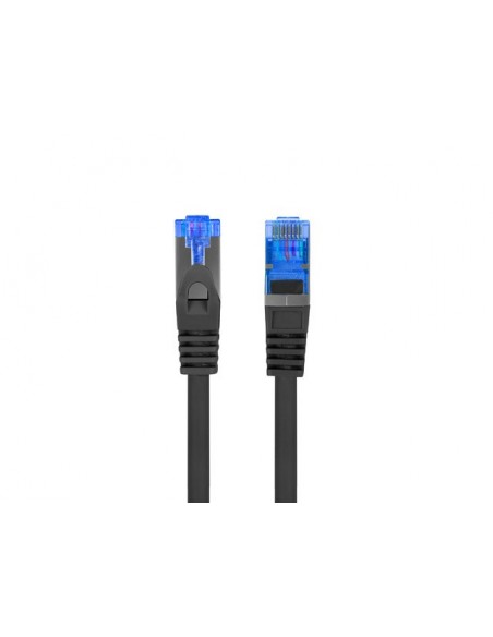 LATIGUILLO LANBERG CAT.6A S FTP LSZH CCA 2M FLUKE PASSED NEGRO