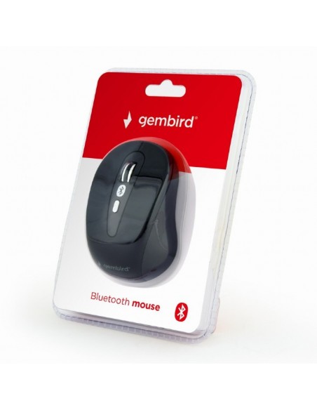 GEMBIRD RATON BLUETOOTH DE 6 BOTONES, NEGRO