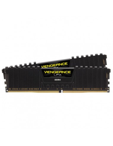 MEMORIA DDR4 64GB 2X32GB VENGEANCE LPX BLACK CCMK64GX4M2C3200C16 CORSAIR