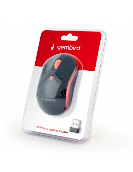 Gembird Inalámbrico 1600DPI Negro