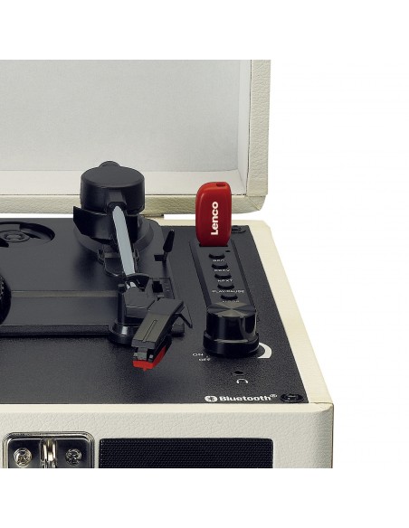 TOCADISCOS LENCO TT-115CR BLANCO