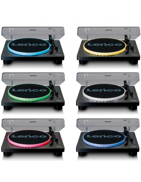 TOCADISCOS LENCO LS-50LEDBK NEGRO