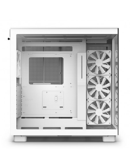 CAJA ATX SEMITORRE NZXT H9 FLOW BLANCO CRISTAL
