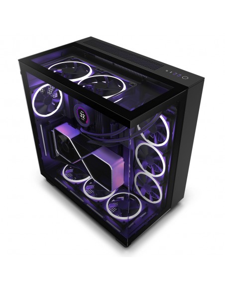 CAJA  ATX SEMITORRE NZXT H9 ELITE NEGRO CRISTAL CM-H91EB-01