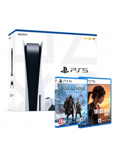 Consola PS5 Sony Playstation 5 + The Last Of Us + God Of War Ragnarok