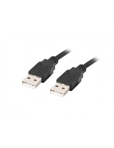 CABLE USB 2.0 LANBERG MACHO MACHO 1M NEGRO