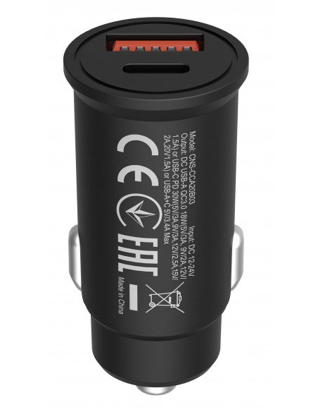 CARGADOR 2XUSB COCHE CANYON 30W