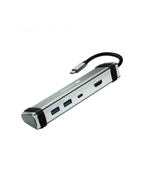 HUB 4 PUERTOS CANYON GRIS