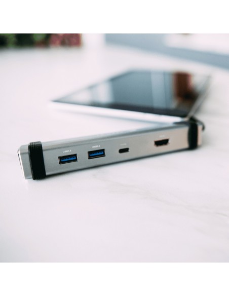 HUB 4 PUERTOS CANYON GRIS