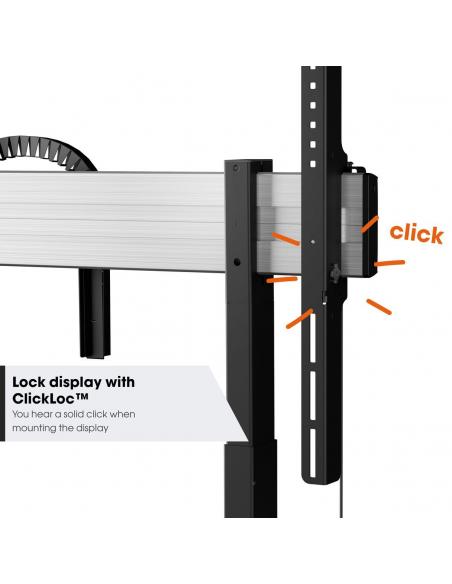 VOGELS RISE 5105 MOTORIZED DISPLAY LIFT FLOOR STAND 50 BLACK (RISE5105 )