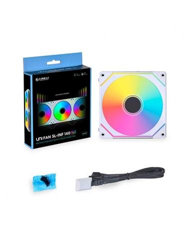 VENTILADOR 140X140 LIAN LI UNI FAN SL 140 INFINITY WHITE