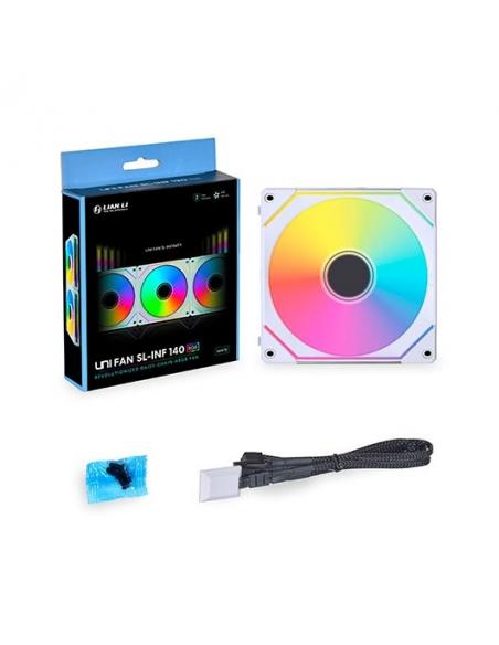 VENTILADOR 140X140 LIAN LI UNI FAN SL 140 INFINITY WHITE