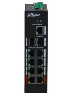 DAHUA - DH-PFS3211-8GT-V2 - SWITCH POE 8 PUERTOS GIGABIT + 1 UPLINK GIGABIT + 2SFP