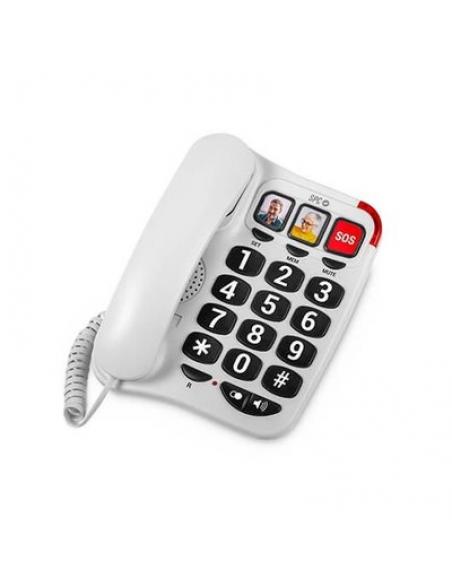 TELEFONO FIJO SPC COMFORT NUMBERS 2 BLANCO
