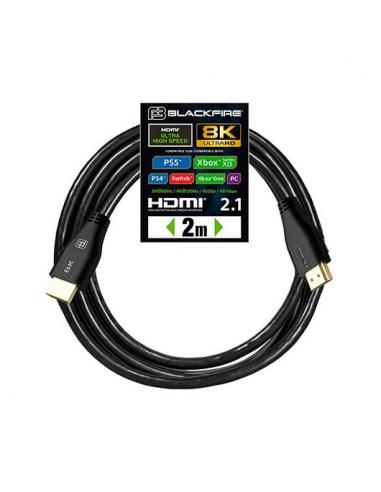 CABLE HDMI(A) A HDMI(A) 8K BLACKFIRE 2M NEGRO
