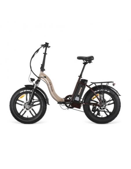 EBIKE  PORTO - URBAN - FAT 20” X 4 - BAT.EXTRAIBLE  - NEGRO/OCRE