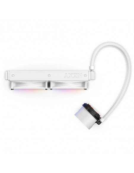 Refrigeración Líquida CPU NZXT KRAKEN 240 RGB 2X120 BLANCO VENT RGB DISPLAY LCD