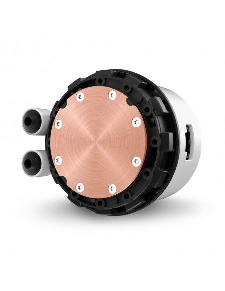 Refrigeración Líquida CPU NZXT KRAKEN 240 RGB 2X120 BLANCO VENT RGB DISPLAY LCD