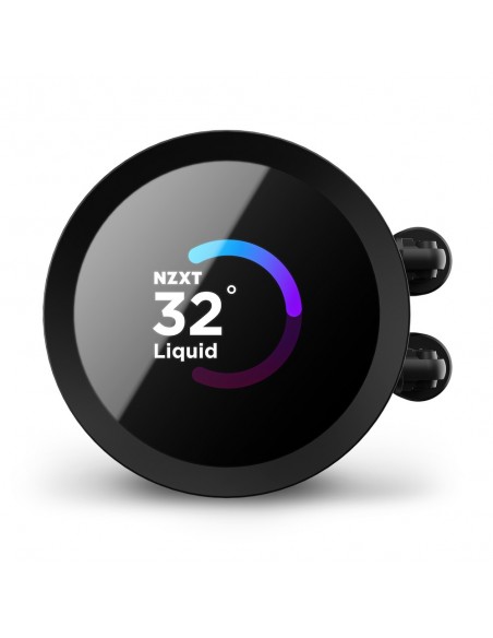 Refrigeración Líquida CPU NZXT KRAKEN 240 RGB 2X120 NEGRO VENT RGB DISPLAY LCD