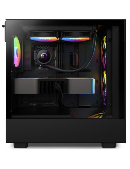 Refrigeración Líquida CPU NZXT KRAKEN 240 RGB 2X120 NEGRO VENT RGB DISPLAY LCD