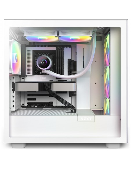 REFRIGERADOR LIQUIDO CPU NZXT KRAKEN 280 RGB 2X140 BLANCO VENT RGB DISPLAY LCD