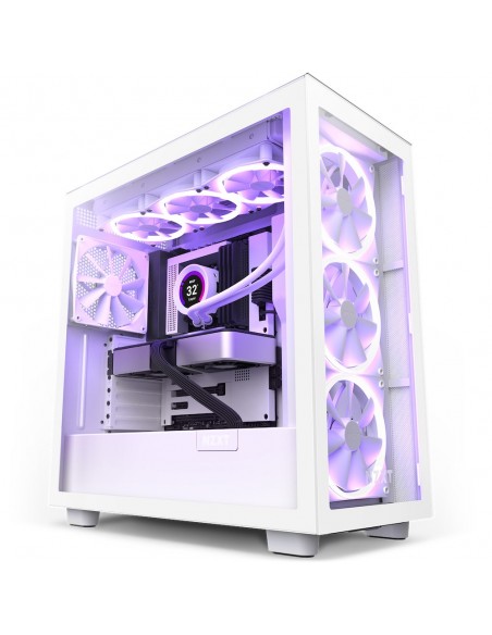 CAJA  ATX SEMITORRE NZXT H7 ELITE RGB BLANCA CRISTAL CM-H71EW-02