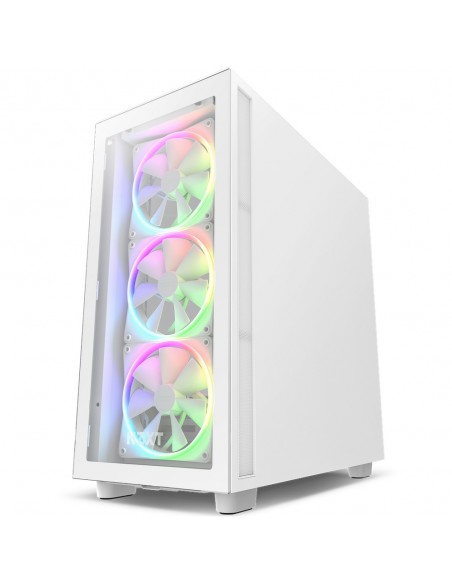 CAJA  ATX SEMITORRE NZXT H7 ELITE RGB BLANCA CRISTAL CM-H71EW-02