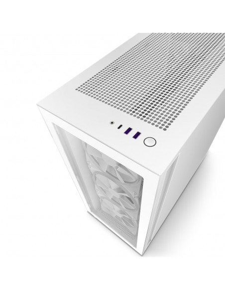 CAJA  ATX SEMITORRE NZXT H7 ELITE RGB BLANCA CRISTAL CM-H71EW-02