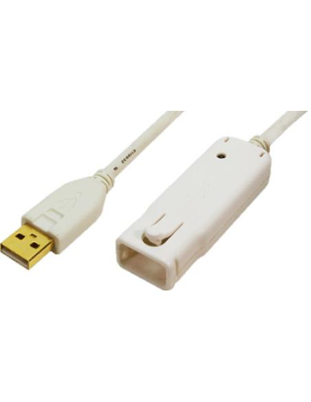 CABLE EXTENSOR USB 12M AMACHO-AHEMBRA AMPLIFICADO LOGILINK