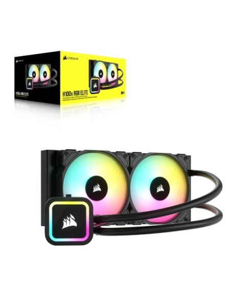 REFRIGERADOR LIQUIDO CPU CORSAIR H100x ELITE RGB CW-9060065-WW2