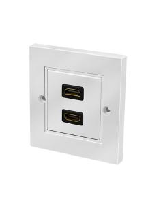 BASE DE ENCHUFE LOGILINK 2 HDMI BLANCO