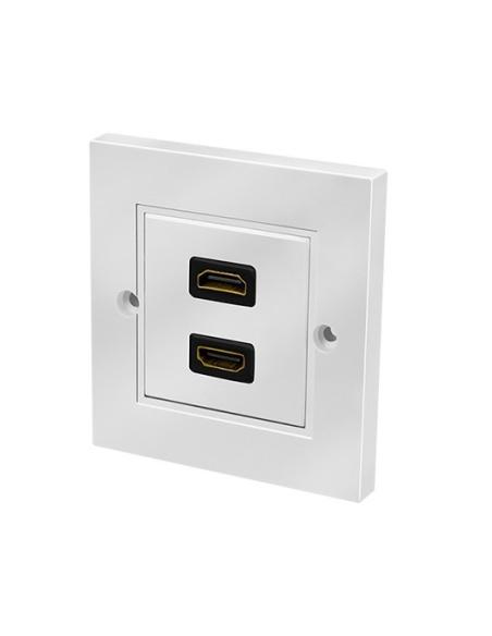 BASE DE ENCHUFE LOGILINK 2 HDMI BLANCO