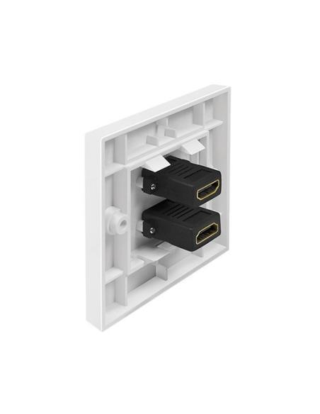 BASE DE ENCHUFE LOGILINK 2 HDMI BLANCO