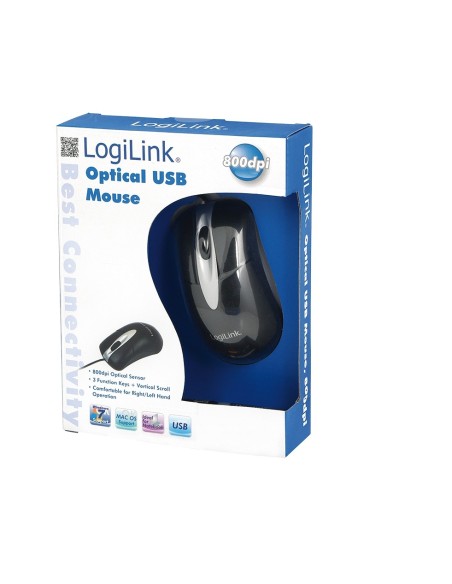 LogiLink 800DPI Negro