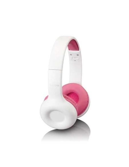 AURICULARES LENCO HP-010PK BLANCO/ROSA