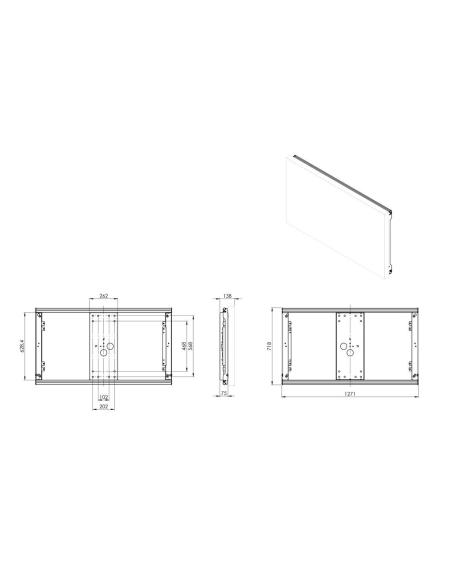VOGELS GAMA PROFESIONAL POW 1602 OUTDOOR WALL MOUNT FOR LG 55XE4F (POW 1602)